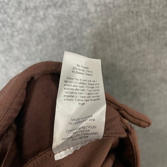 Stockh LM brown dress pants womens size 34 - Picture 6 of 8